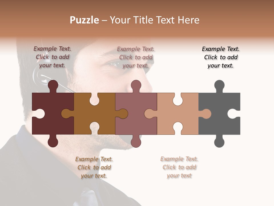 Handsome Businessman Background PowerPoint Template