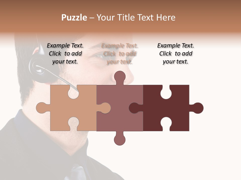 Handsome Businessman Background PowerPoint Template