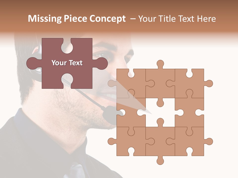 Handsome Businessman Background PowerPoint Template