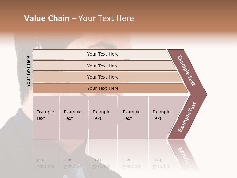 Handsome Businessman Background PowerPoint Template