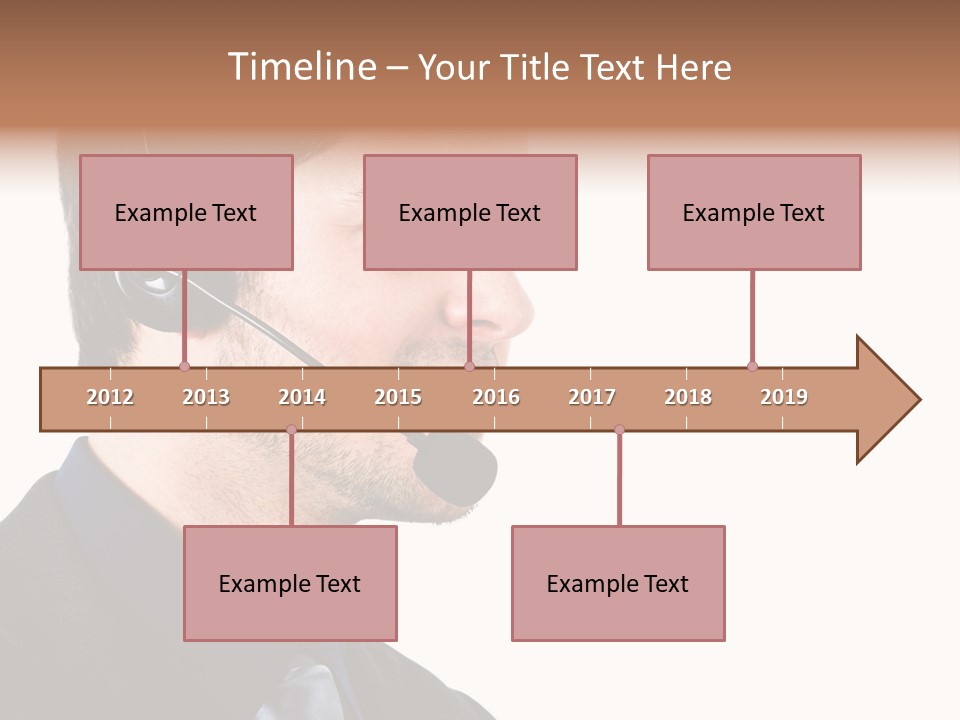 Handsome Businessman Background PowerPoint Template