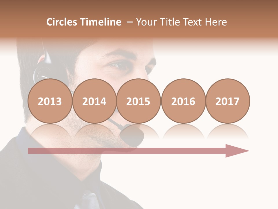 Handsome Businessman Background PowerPoint Template