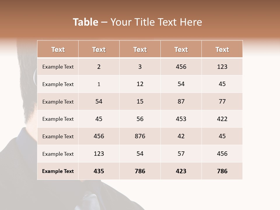 Handsome Businessman Background PowerPoint Template