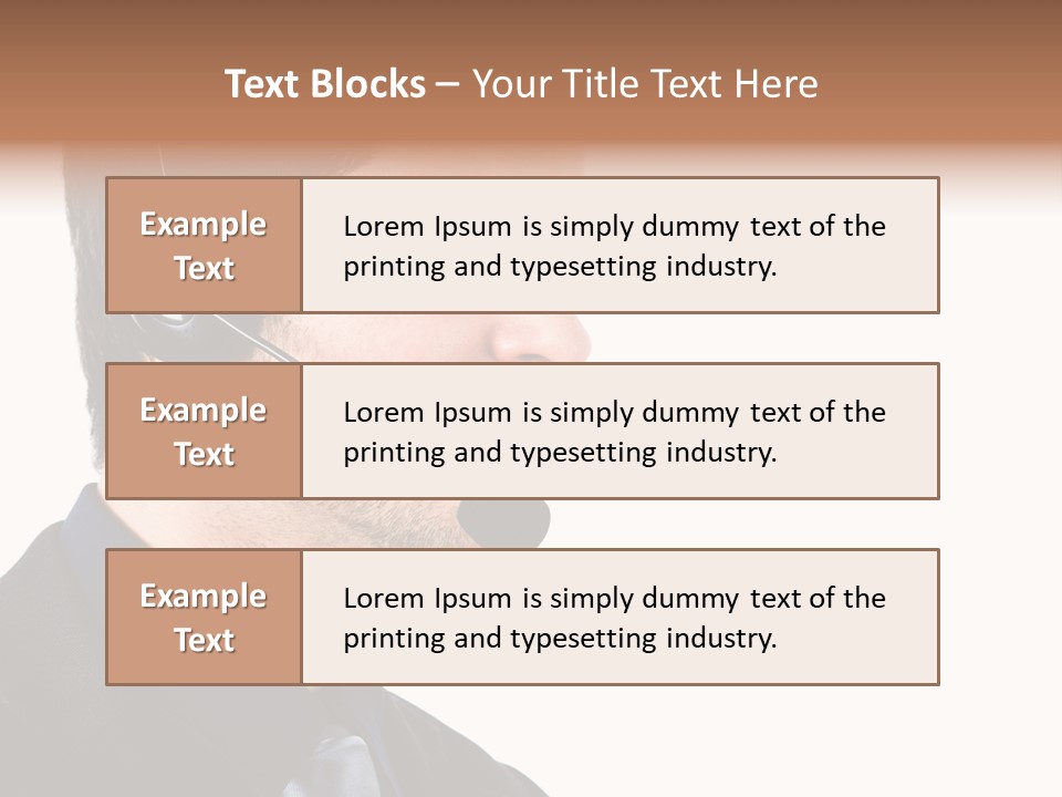 Handsome Businessman Background PowerPoint Template