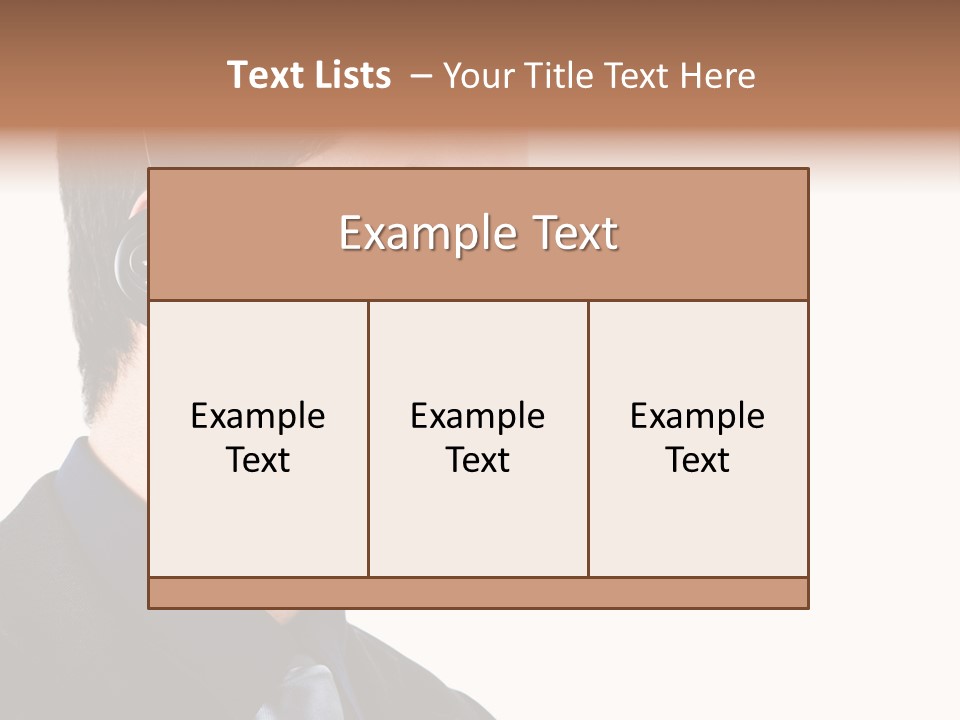 Handsome Businessman Background PowerPoint Template