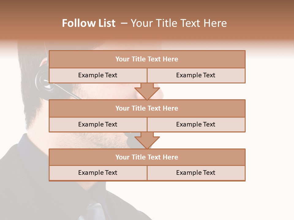 Handsome Businessman Background PowerPoint Template
