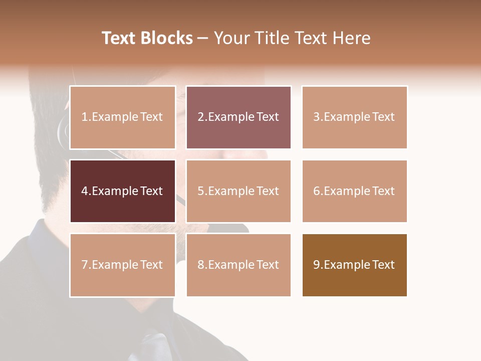 Handsome Businessman Background PowerPoint Template