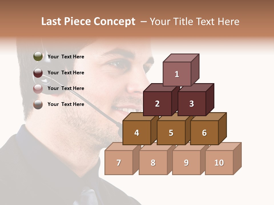 Handsome Businessman Background PowerPoint Template