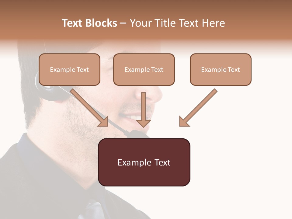 Handsome Businessman Background PowerPoint Template