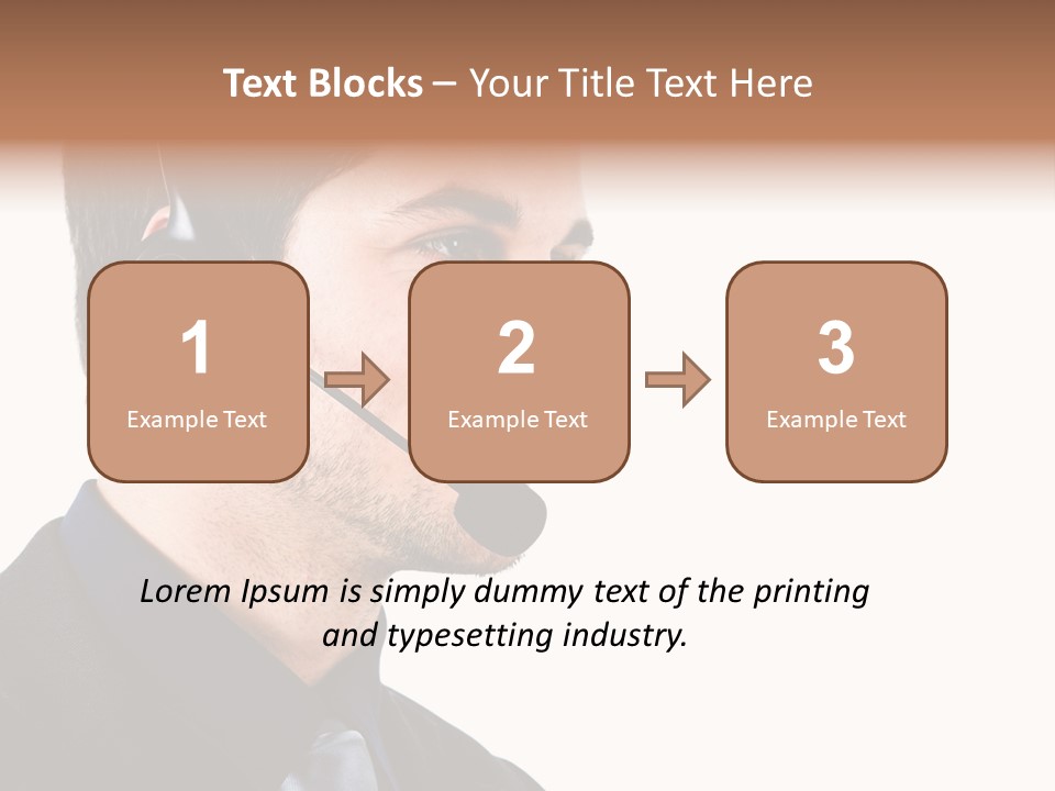 Handsome Businessman Background PowerPoint Template