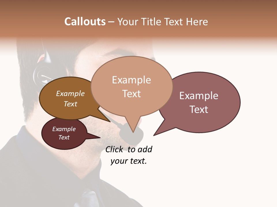 Handsome Businessman Background PowerPoint Template