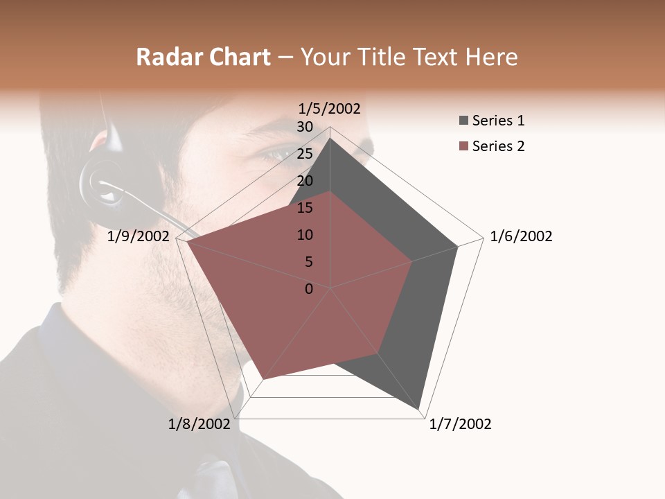 Handsome Businessman Background PowerPoint Template