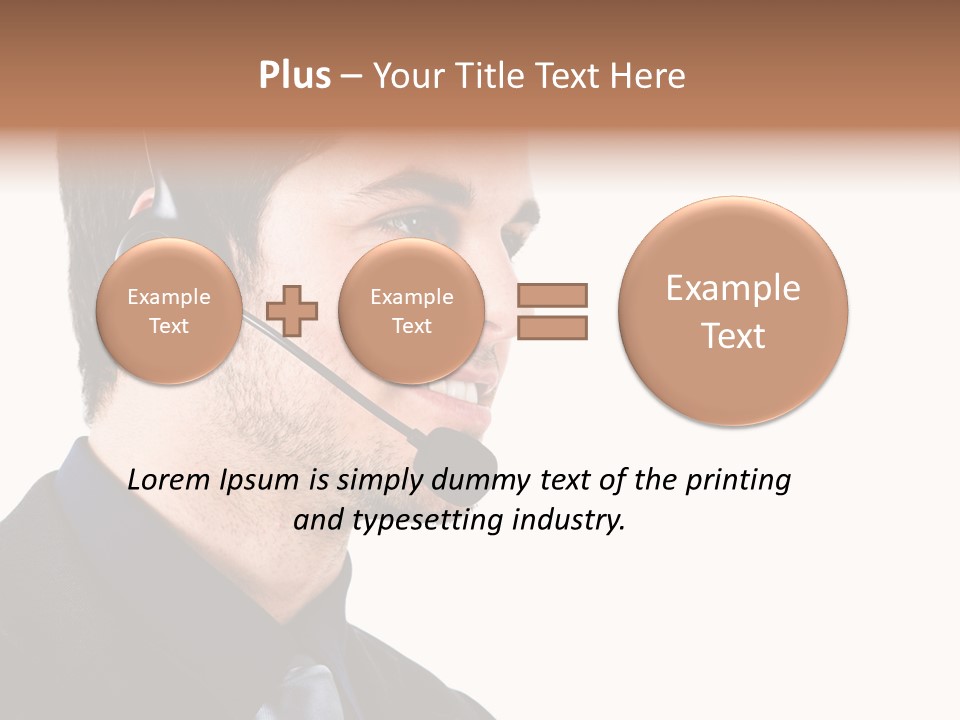 Handsome Businessman Background PowerPoint Template