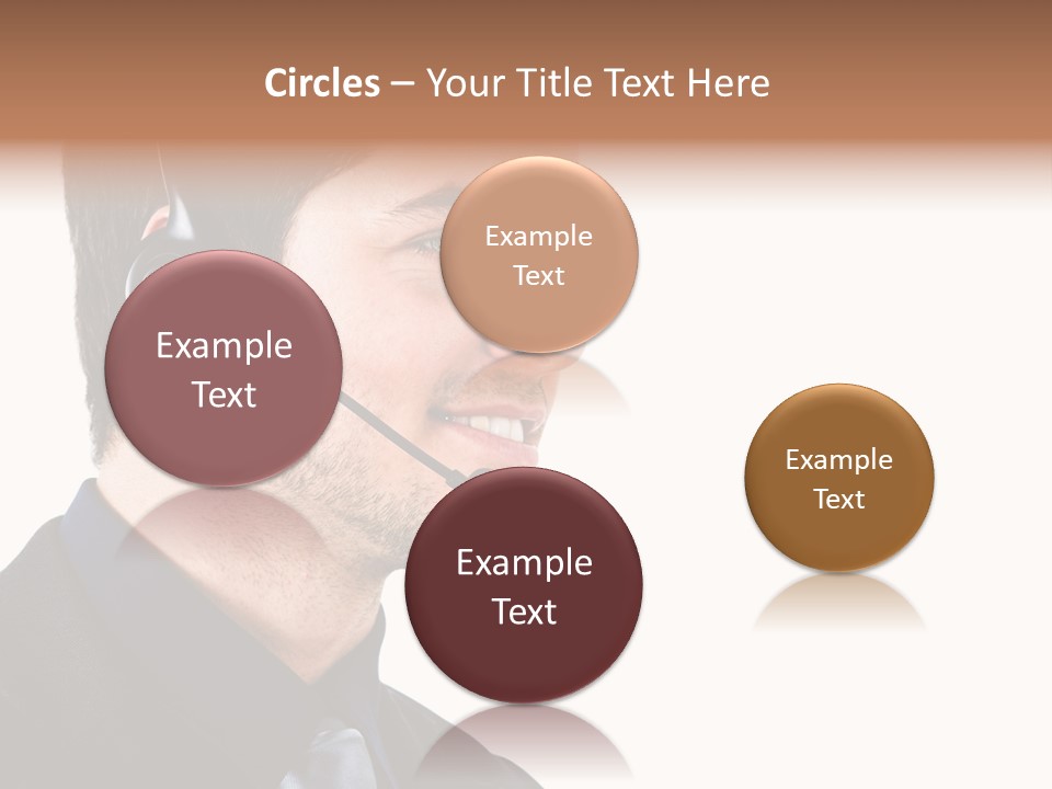 Handsome Businessman Background PowerPoint Template