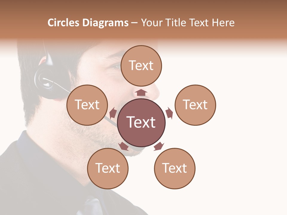 Handsome Businessman Background PowerPoint Template