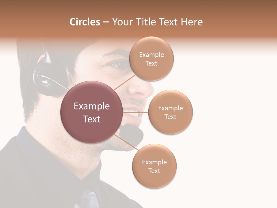 Handsome Businessman Background PowerPoint Template