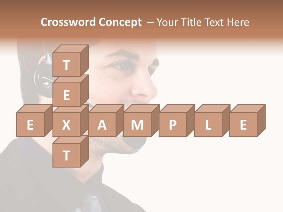 Handsome Businessman Background PowerPoint Template