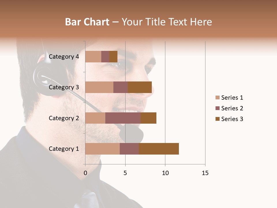 Handsome Businessman Background PowerPoint Template