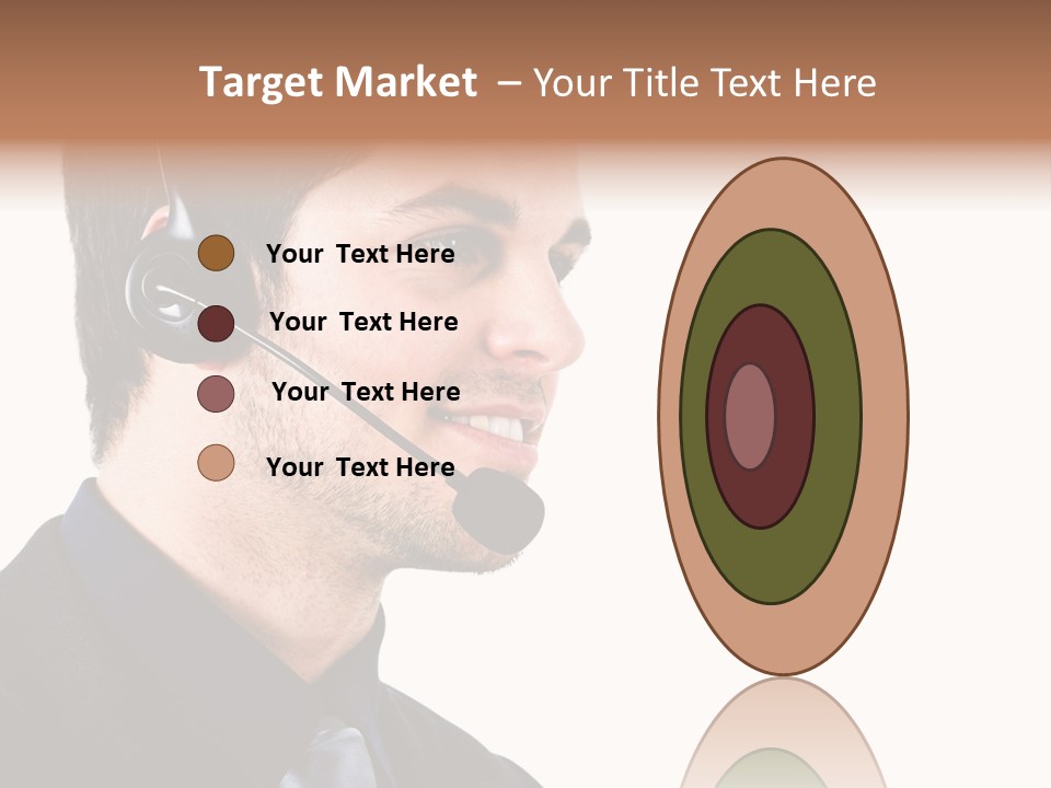 Handsome Businessman Background PowerPoint Template