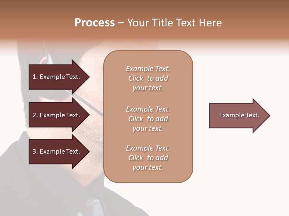 Handsome Businessman Background PowerPoint Template