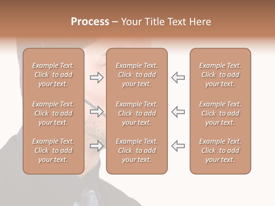 Handsome Businessman Background PowerPoint Template