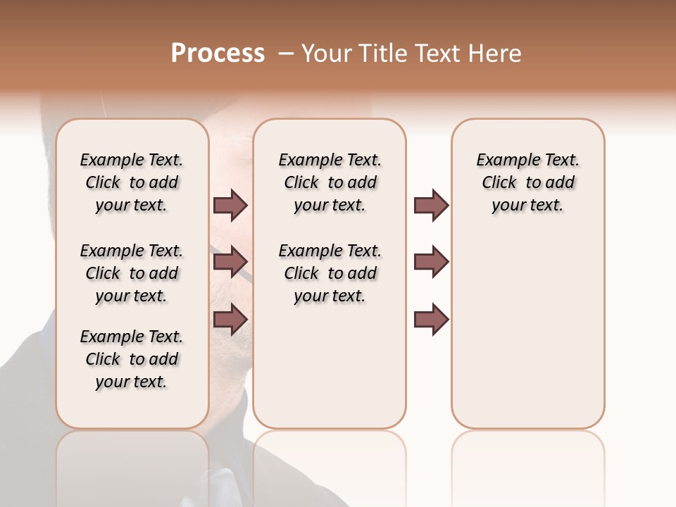 Handsome Businessman Background PowerPoint Template