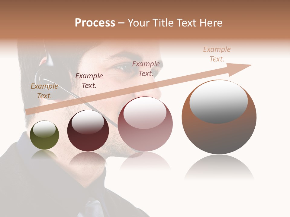 Handsome Businessman Background PowerPoint Template