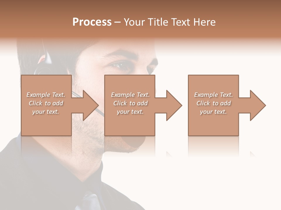 Handsome Businessman Background PowerPoint Template