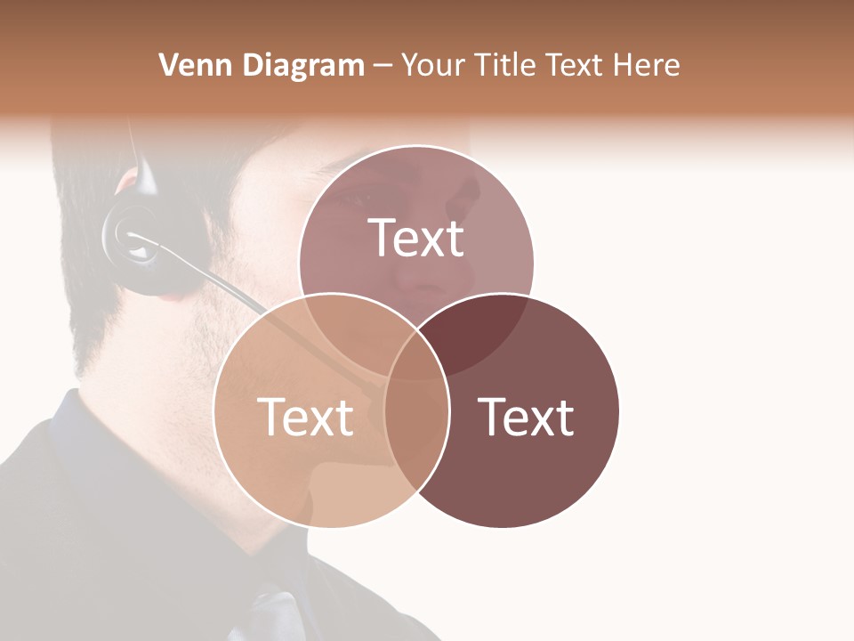 Handsome Businessman Background PowerPoint Template