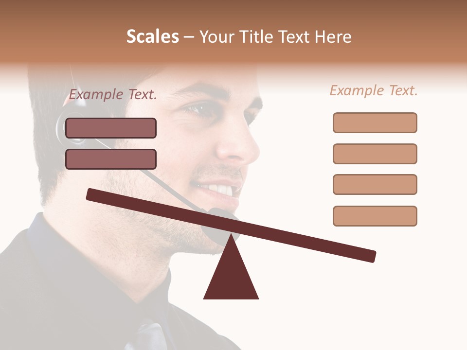 Handsome Businessman Background PowerPoint Template