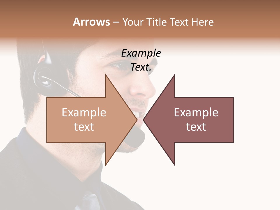 Handsome Businessman Background PowerPoint Template