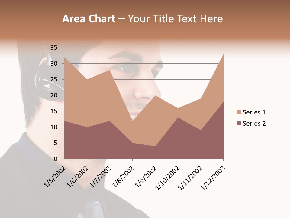 Handsome Businessman Background PowerPoint Template