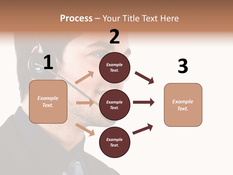Handsome Businessman Background PowerPoint Template
