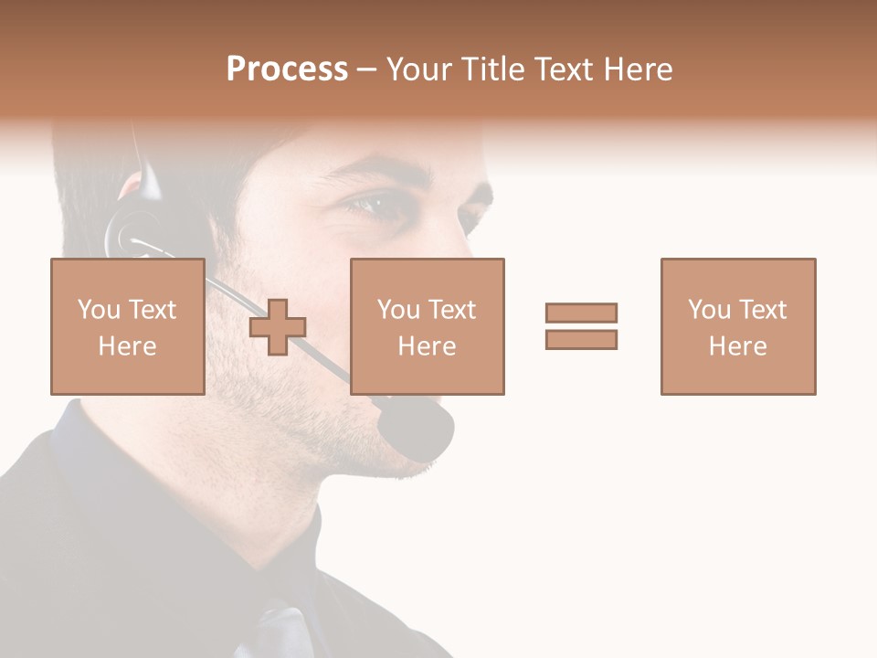 Handsome Businessman Background PowerPoint Template