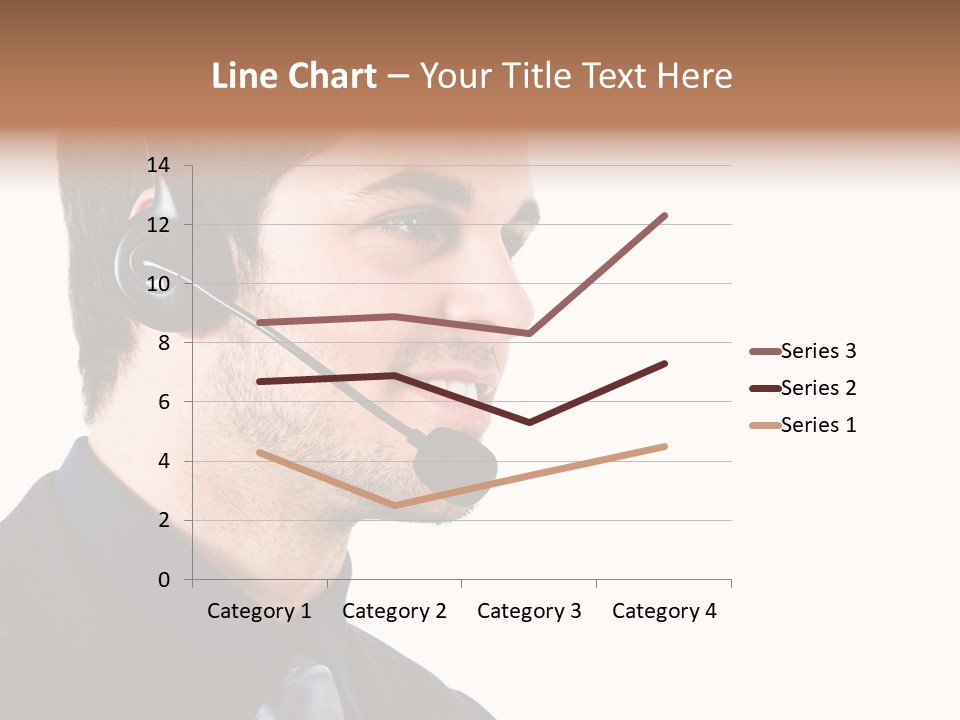 Handsome Businessman Background PowerPoint Template
