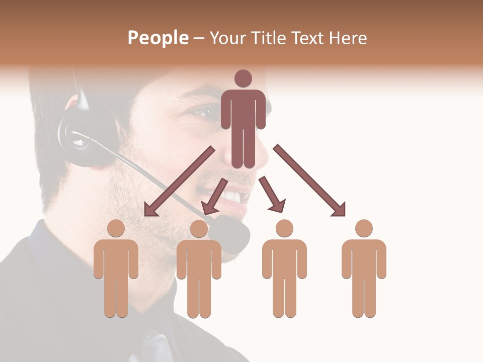 Handsome Businessman Background PowerPoint Template