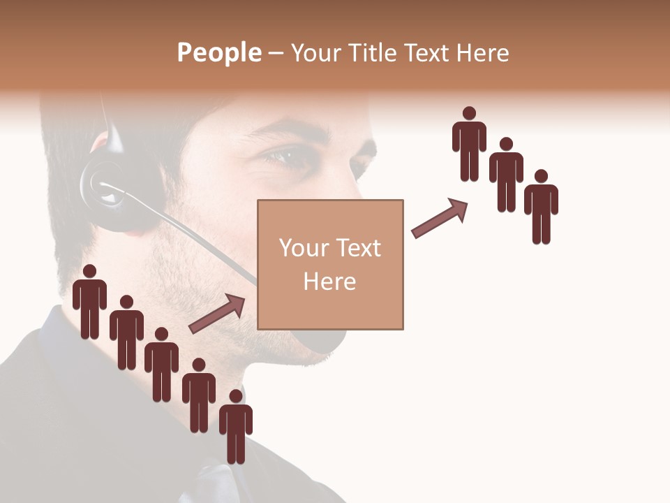 Handsome Businessman Background PowerPoint Template