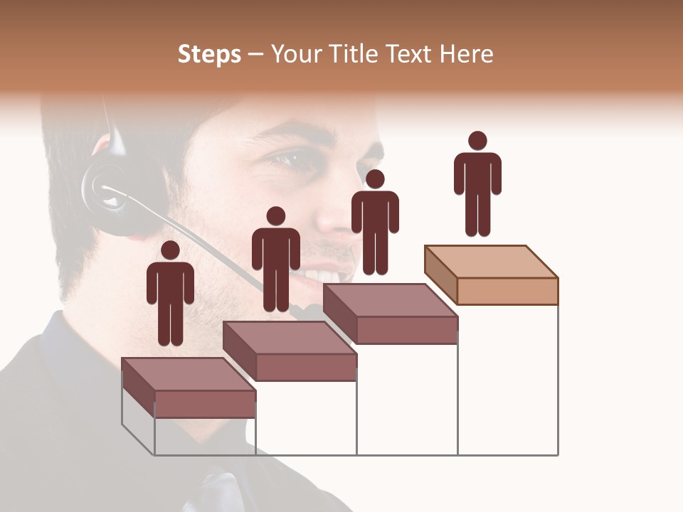 Handsome Businessman Background PowerPoint Template