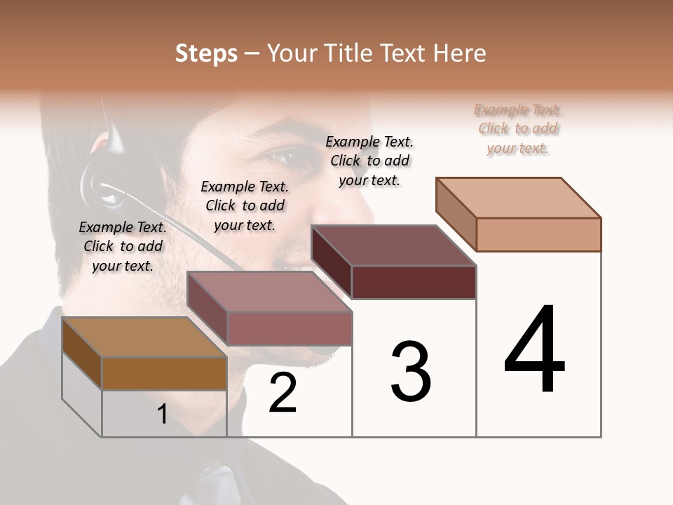 Handsome Businessman Background PowerPoint Template