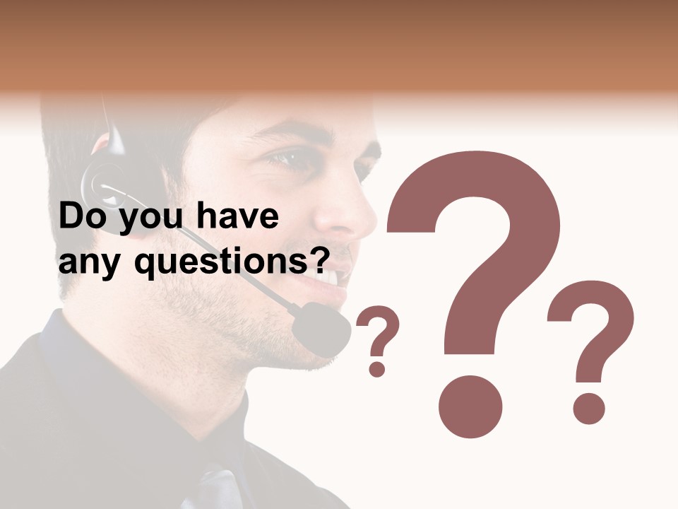 Handsome Businessman Background PowerPoint Template