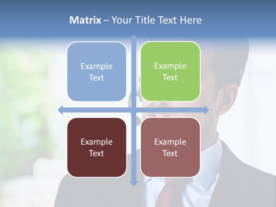 Call Center Call Work PowerPoint Template