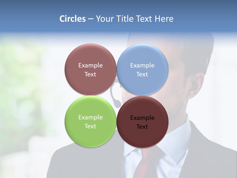 Call Center Call Work PowerPoint Template