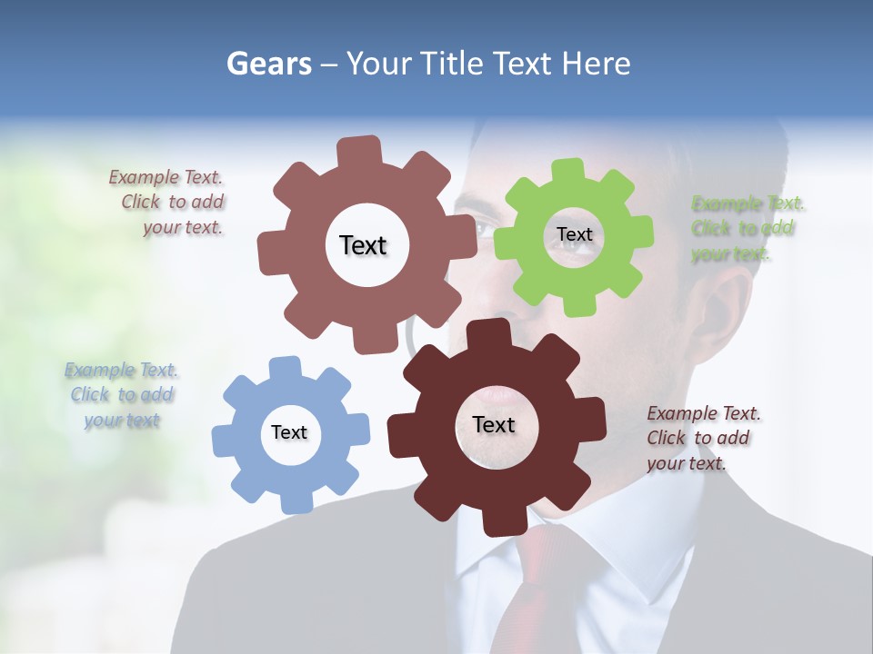 Call Center Call Work PowerPoint Template