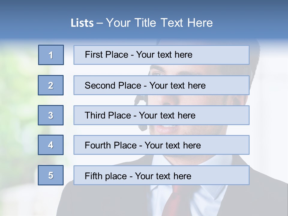 Call Center Call Work PowerPoint Template
