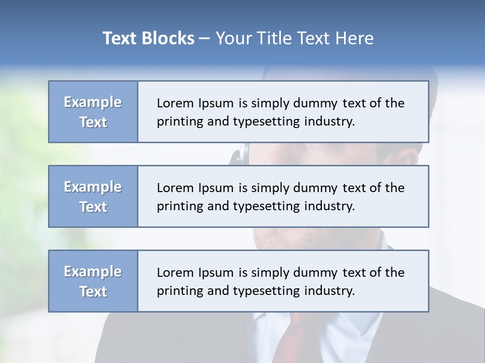 Call Center Call Work PowerPoint Template