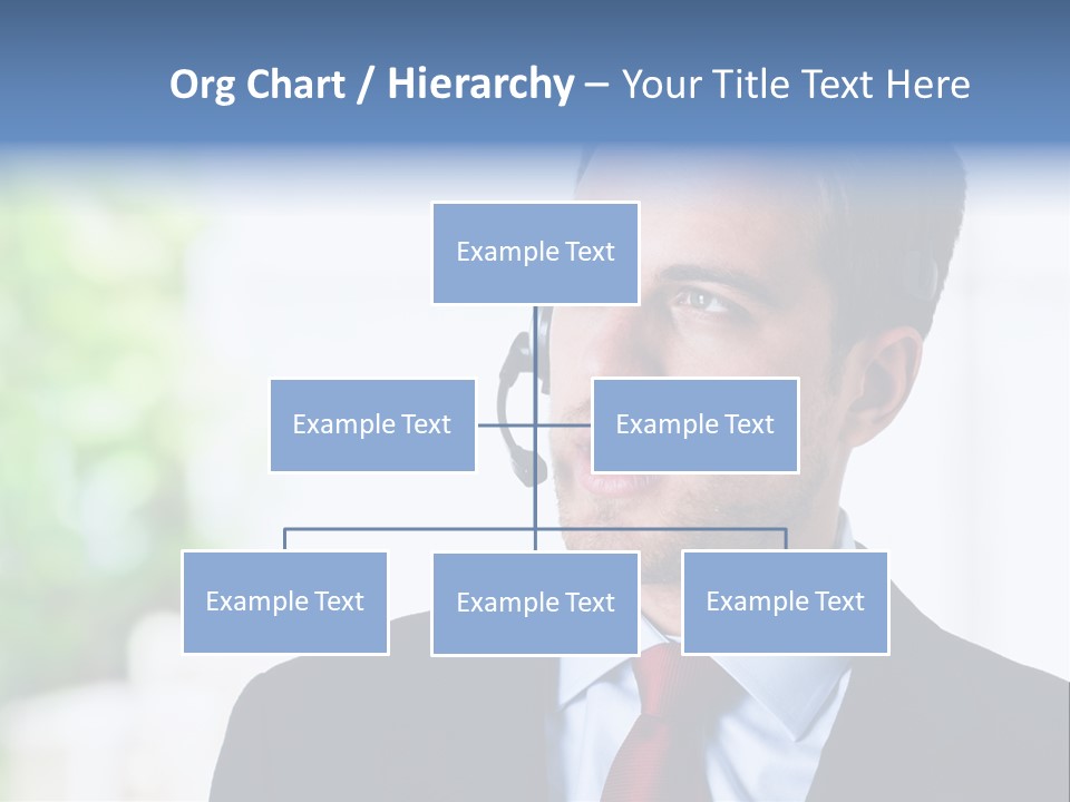 Call Center Call Work PowerPoint Template