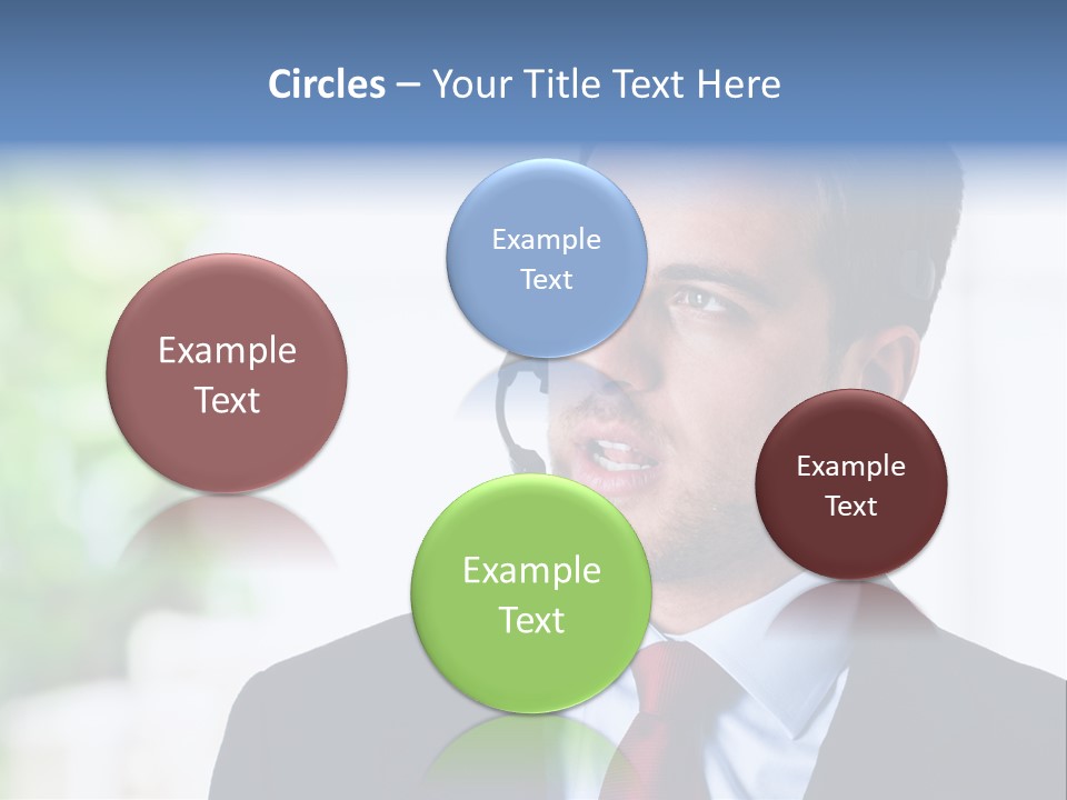 Call Center Call Work PowerPoint Template