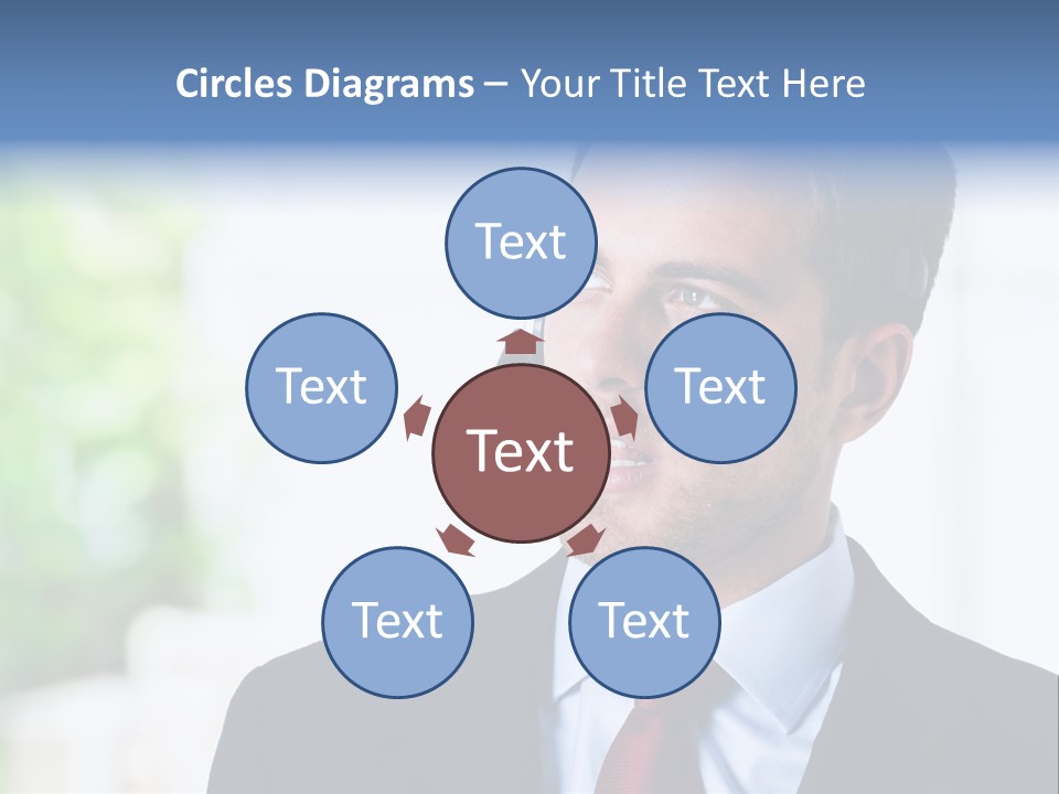 Call Center Call Work PowerPoint Template