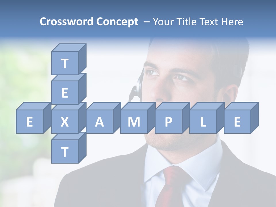 Call Center Call Work PowerPoint Template