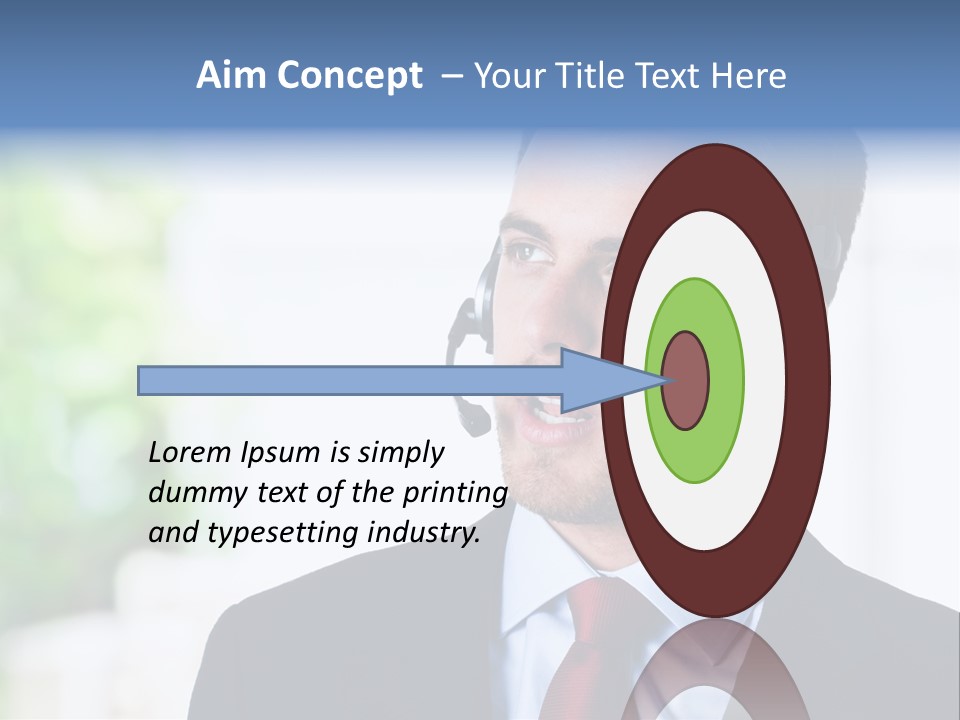 Call Center Call Work PowerPoint Template